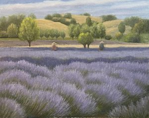 Legacy, Barbara Capay Lavender Oil On Linen 16x20 $700