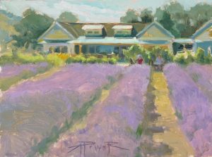 Power, Anette Capay Valley Lavender Oil On Gessoboard 9x12 $650