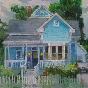 Power, Anette Historic Views Oil On Gessoed Panel 12x12 $875